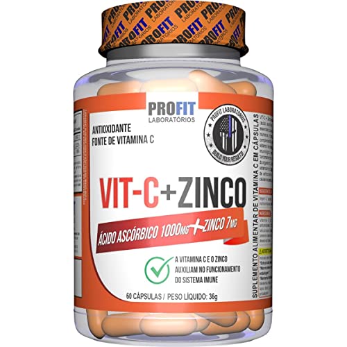 Vitamina C + Zinco Profit 60 Cápsulas