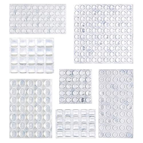 Amazon Basics Cabinet Door Bumpers Clear 300-Pack