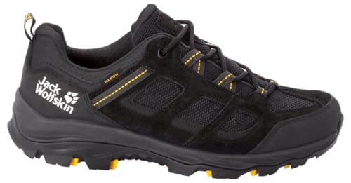 🔥 STARKER PREIS (-53%) Jack Wolfskin Vojo 3 Texapore Low M Herren Outdoorschuhe , Black Burly Yellow Xt, 43 EU