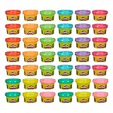 Play Doh Bulk Handout 42-Pack of 1-Ounce Modeling Compound Cans, Back to School Gifts, Prizes, & Party Favors, Kids Arts & Crafts, Preschool Toys, Ages 2+ (Amazon Exclusive)
