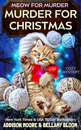 A Candy Cane Cat-astrophe / Murder for Christmas book cover