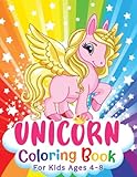 Unicorn Coloring Book: Cute Unicorns for Coloring for Kids (For kids from 4 years)