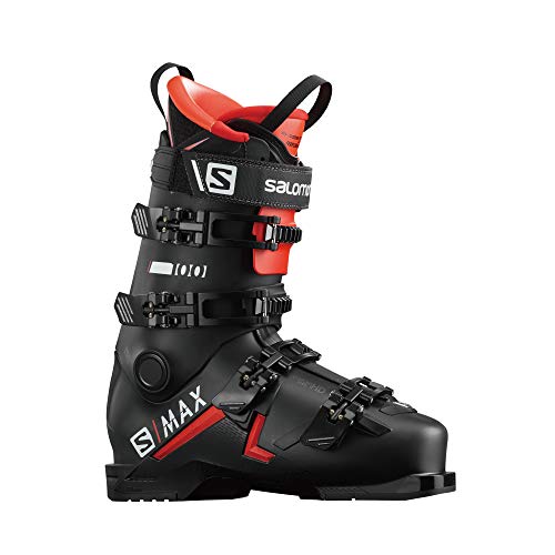 Salomon S/Max 100 Ski Boot Mens Black Red