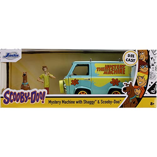 Jada Scooby Doo 1:24 Mystery Machine Die-Cast Car & Scooby and Shaggy Figures