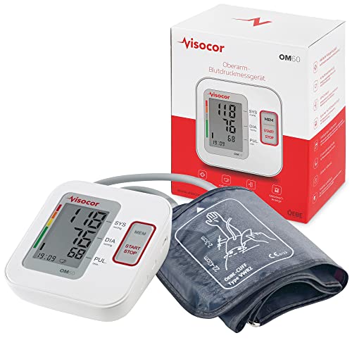 (-32%) Visocor 25060 Om60 Blutdruckmessgerät Oberarm mit Universal-Bügelmanschette (22-40 cm) Zur Vollautomatischen Messung von Blutdruck Und Puls