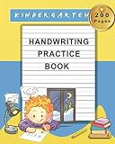 Kindergarten Handwriting Practice Book Blank Writing Exercise Notebook For Kids With Lines