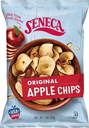 Seneca Original Apple Chips | Made from Fresh 100% Red Delicious Apples | Yakima Valley Orchards | Seasonally Picked | Crisped Apple Perfection | Foil-Lined Freshness Bag | 0.7 ounce (Pack of 24)