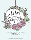 Color And Scripture Art Therapy For The Heart Adult Coloring Book