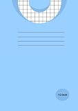 12 Inch Square Exercise Book A4 05 Inch Squared Quad Ruled Grid Paper Notebook For Mathematics Maths Science Graph Writing Pad Engineering Gsm Paper 100 Pages 210mm X 297mm Blue