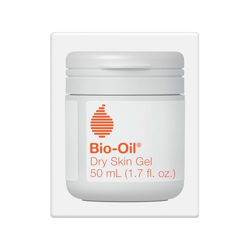 Bio-Oil Dry Skin Gel, Face and Body Moisturizer, Fast Absorbing Hydration, with Soothing Emollients and Vitamin B3, Non-Comedogenic, 1.7 Oz