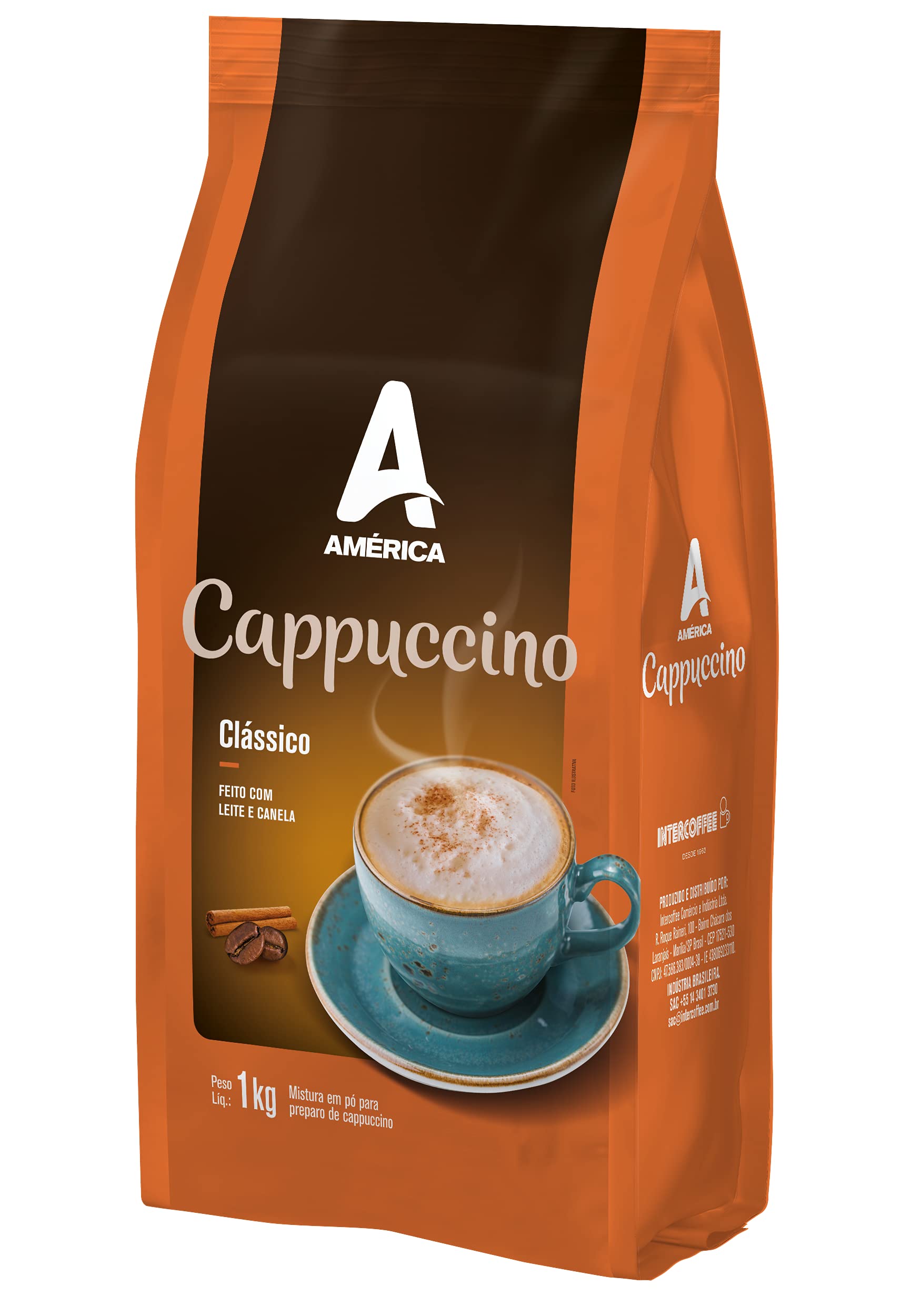 Cappuccino em Pó América Clássico 1kg