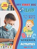 My First Big Learn To Write Workbook Activities 365 Activity370 Pages To Support First Grade Skills5 Books In1preschool Tracing Workbook Letters For Your Child Using Pencils And Drawings