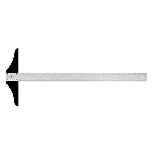 Alumicolor 24-inch Non Slip Standard Aluminum T-Square for Art Framing & Drafting, Silver