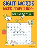 Sight Words Word Search Book For Kid Ages 48 101 Puzzles With High Frequency Words Activity Book For Prek Kindergarten 1st 2nd And 3rd Grade