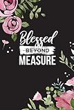 Blessed Beyond Measure Blank Steno Lined Gregg Shorthand Notebook