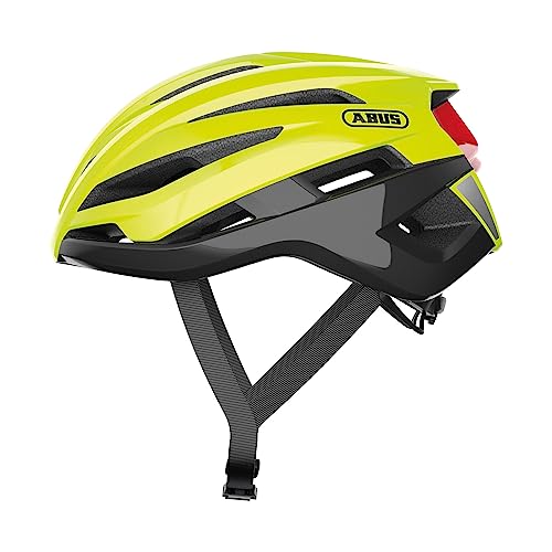 ABUS Rennradhelm StormChaser - Leichter und komfortabler Fahrradhelm für professionellen Radsport für Damen und Herren - Gelb, Größe S