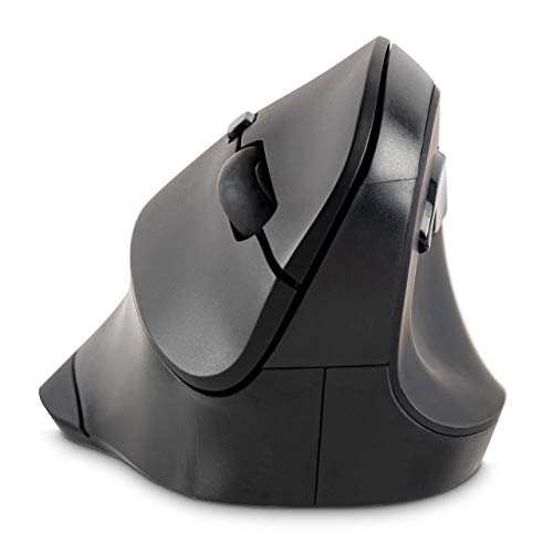 Kensington Ergonomic Vertical Wireless Mouse with 6 Buttons, 5 DPI Settings (800–2400), Optical Tracking, Handshake Design for Comfort, Nano Receiver 