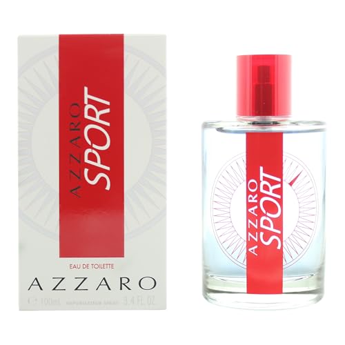 (-42%) Azzaro Sport Eau de Toilette für Männer, frischer und dynamischer Herrenduft, zitrisch-aromatisches Parfüm für den täglichen Energiekick, 100 ml