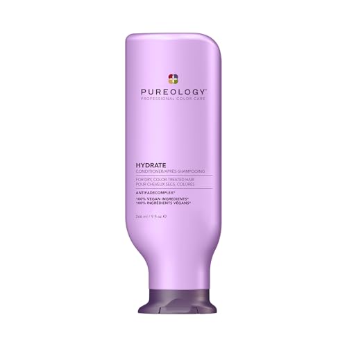 Pureology Hydrate Conditioner – Moisturizes & Nourishes Dry Hair, 9 fl oz