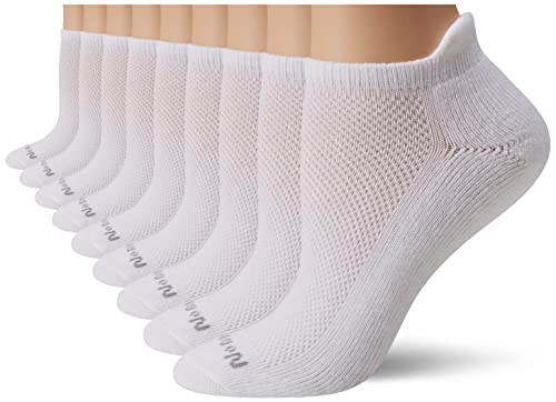 No nonsense Women’s Soft and Breathable Cushioned No Show Socks - Moisture-Wicking - With Back Tab