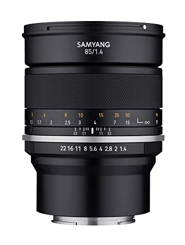 Samyang MF 85mm F1.4 Mk2 Lens for FUJIFILM X (22995), Black