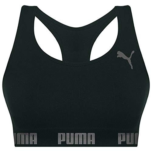 Top Sem Costura - Puma - Tam P - Preto