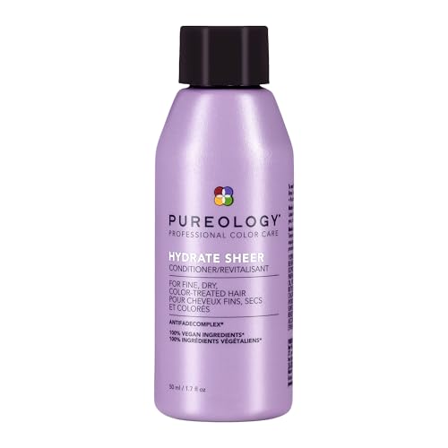 Pureology Hydrate Sheer Nourishing Conditioner | For Fine, Dry Color Treated Hair | Sulfate-Free | Vegan