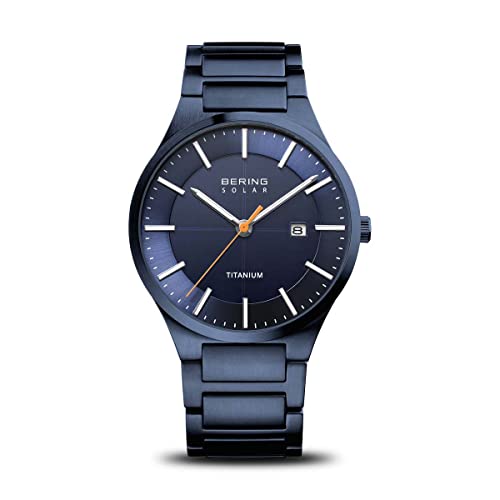 (-27%) BERING Herren Uhr Solar Movement - Titanium Collection mit Titan und Saphirglas 15239-797