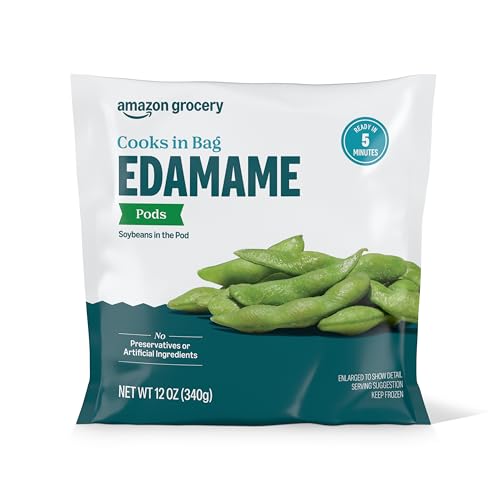 Amazon Grocery, Edamame Pods, 12 Oz, Frozen (Previously Happy Belly, Packaging May Vary)