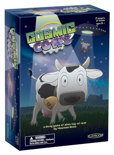 Cosmic Cow - Fun Fast-Paced Game for Friends and Family, Aliens Abducting Cows, Compete Against Friends and Family to Get The Most Cosmic Cows, Family Fun Board Game Night Kids Game Party Competitive