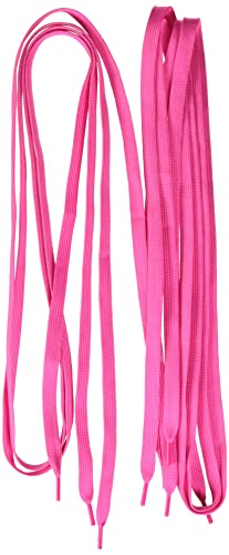 Booyckiy 2 Pairs Flat Shoe Laces for Sneakers, 2/5" Wide Athletic Shoelaces, Persian Red 48 inch(122cm)