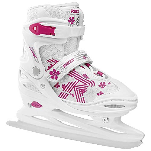 Roces Girls' Jokey Ice 3.0 Skates, White-Pink, 26-29 EU, 450708-001