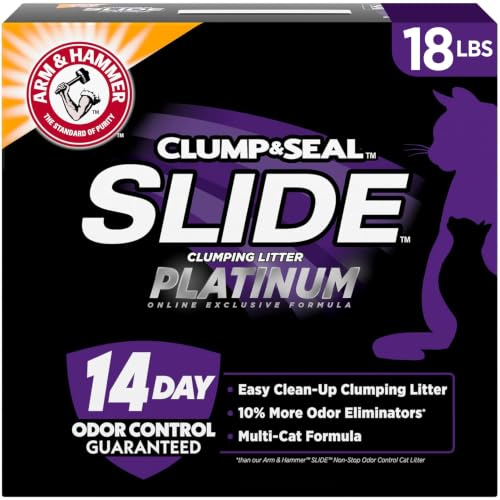 Arm and Hammer Slide Platinum Multi-Cat Clumping Cat Litter