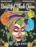 Beautiful Black Queen Coloring Book For Relaxation Art Large Creativity Grown Ups Boredom Anti Anxiety Calm Coloring Therapy