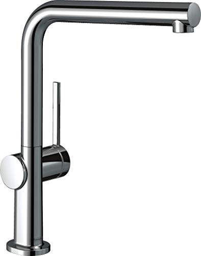 (-53%) hansgrohe Talis M54 - Küchenarmatur, 1 Stahlart, Wasserhahn Küche mit Auslaufhöhe 270 mm, Mischbatterie Küche 360° schwenkbar, Chrom, 72840000