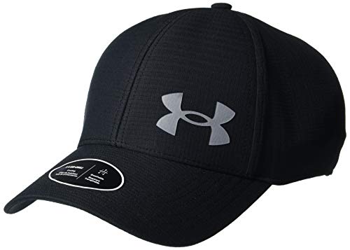 Under Armour Iso-chill Armourvent Fitted Hat, Black (001)/Pitch Gray, Large/X-Large