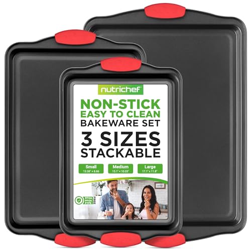 NutriChef Non-Stick Kitchen Oven Baking Pans