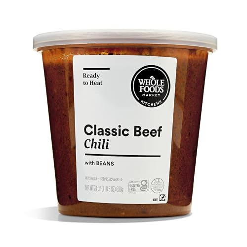 Whole Foods Market, Classic Beef Chili with Beans, 24 Ounce