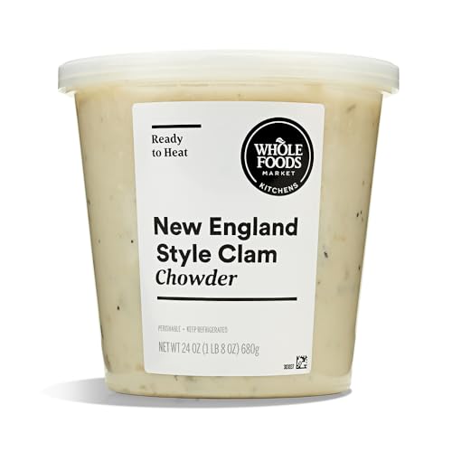 Whole Foods Market, New England Clam Chowder, 24 Ounce