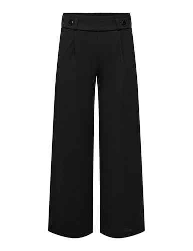 (-28%) JdY Damen Jdygeggo New Long Pant Jrs Noos Hose, Black/Detail:black Buttons, M / 30L EU