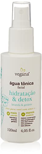 Vegana Agua Tonica Facial Hidratacao Vegana