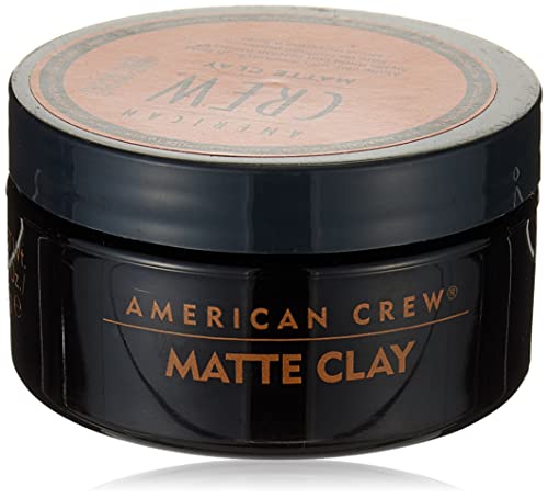 American Crew Men's Hair Matte Clay (OLD VERSION), Like Hair Gel with Medium/High Hold, 3 Oz (Pack of 1)