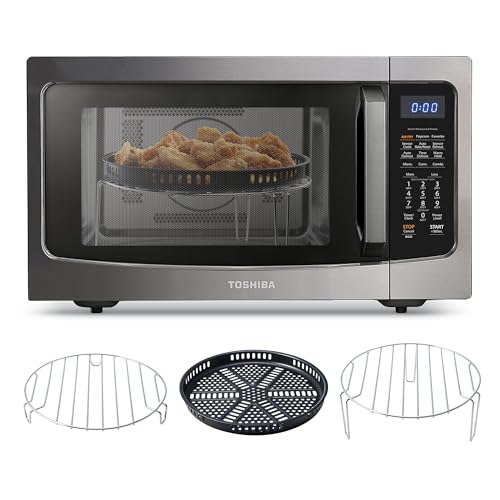 Toshiba Air Fryer Combo 4-in-1 Countertop Microwave Best Air Fryer Microwave Maximize counter space