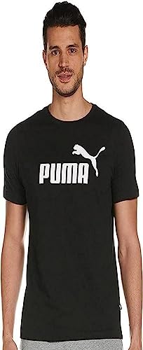 (-38%) PUMA Herren Ess logo te T shirt, Puma Black, L EU