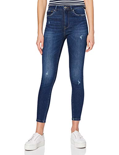 (-50%) ONLY Female Skinny Fit Jeans ONLMila Life HW Ankle 2934Dark Blue Denim Onlmila Life Hw Sk ANK Bj374 Noos 29w / 34l