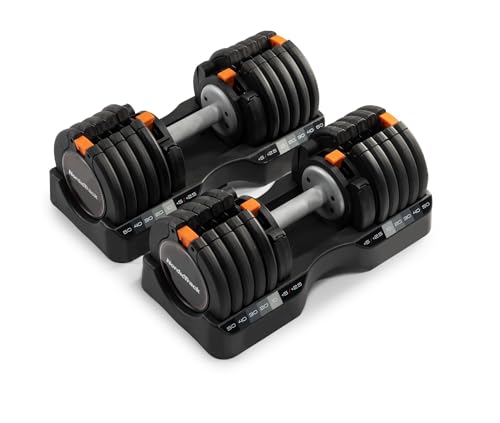 NordictrackSelect-a-Weight Adjustable DumbbellsAdjustable Dumbbell Set, 4 in 1 Free Weights Dumbbells Set for Women, W