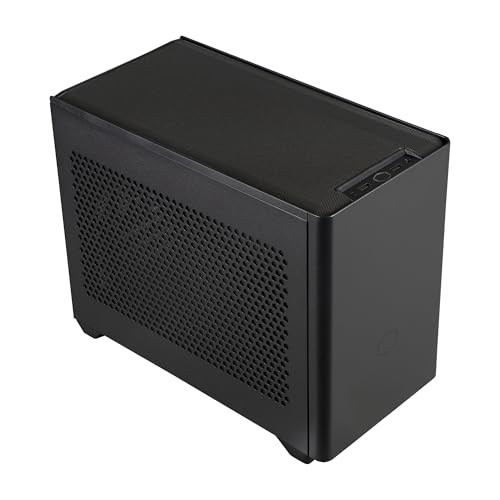 Cooler Master NR200 Mini-ITX PC Case, 330mm Horizontal Triple-Slot Mount GPU, 240mm|280mm AIO, SFX PSU 130mm, Compatible RX 7900 XTX|4080 Super, Vented Panels, DIY