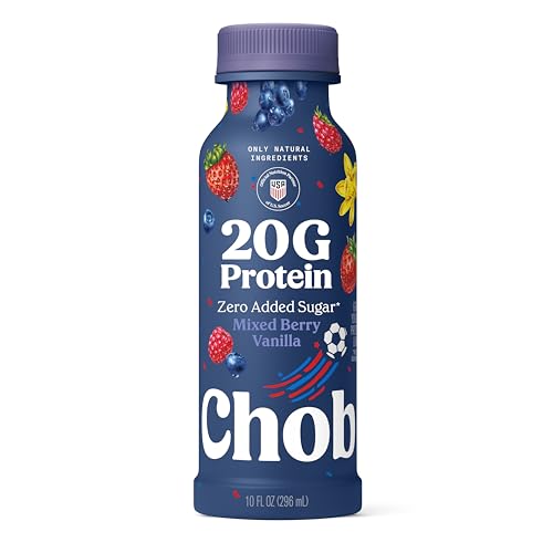 Chobani® 20g Low-Fat Greek Yogurt Drink Mixed Berry Vanilla 10 fl oz