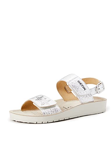 (-43%) Geox Mädchen J Sandal Costarei Gi Sandalen,Silber,36 EU