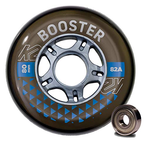 K2 Booster 80 mm 82A 8-Wheel Pack W ILQ 7 - Black - 30F3009